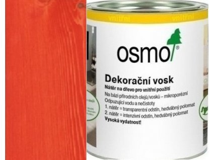 Osmo Dekorační vosk intenzivní odstíny 0,375L 3104 Červená  + dárek k objednávce nad 1000Kč