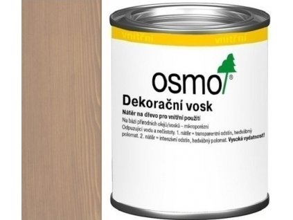 Osmo Dekorační vosk intenzivní odstíny 0,125L 3132 Šedobéžová  + dárek k objednávce nad 1000Kč