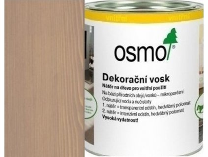 Osmo Dekorační vosk intenzivní odstíny 0,375L 3132 Šedobéžová  + dárek k objednávce nad 1000Kč