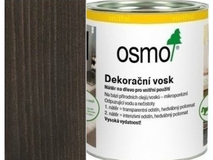 Osmo Dekorační vosk intenzivní odstíny 0,375L 3169 Černá  + dárek k objednávce nad 1000Kč