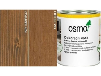 Osmo Dekorační vosk transparentní 0,375L 3166 Ořech  + dárek k objednávce nad 1000Kč