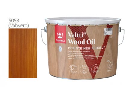 Tikkurila Valtti Wood Oil - PUUÖLJY - 9L - 5053 - dub - Vahvero  + dárek v hodnotě až 200Kč k objednávce
