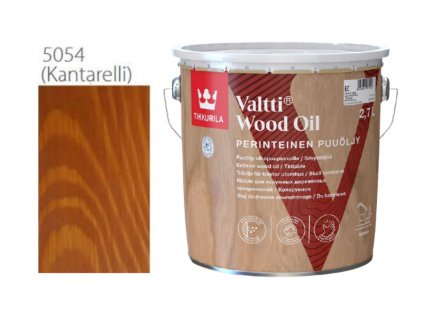 Tikkurila Valtti Wood Oil - PUUÖLJY - 2,7L - 5054 - modřín - Kantarelli  + dárek dle vlastního výběru k objednávce