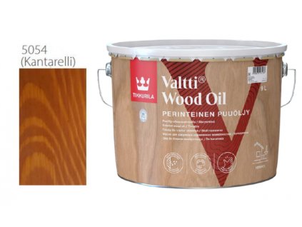 Tikkurila Valtti Wood Oil - PUUÖLJY - 9L - 5054 - modřín - Kantarelli  + dárek v hodnotě až 200Kč k objednávce