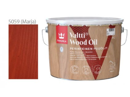 Tikkurila Valtti Wood Oil - PUUÖLJY - 9L - 5059 - mahagon - Marja  + dárek v hodnotě až 200Kč k objednávce