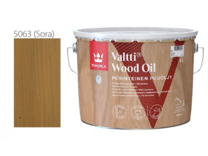 Tikkurila Valtti Wood Oil - PUUÖLJY - 9L - 5063 - Sora  + dárek v hodnotě až 200Kč k objednávce