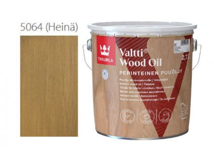Tikkurila Valtti Wood Oil - PUUÖLJY - 2,7L - 5064 - Heinä  + dárek dle vlastního výběru k objednávce