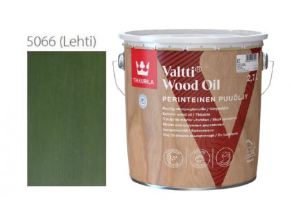 Tikkurila Valtti Wood Oil - PUUÖLJY - 2,7L - 5066 - jedlově zelená - Lehti  + dárek dle vlastního výběru k objednávce