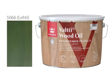 Tikkurila Valtti Wood Oil - PUUÖLJY - 9L - 5066 - jedlově zelená - Lehti  + dárek v hodnotě až 200Kč k objednávce