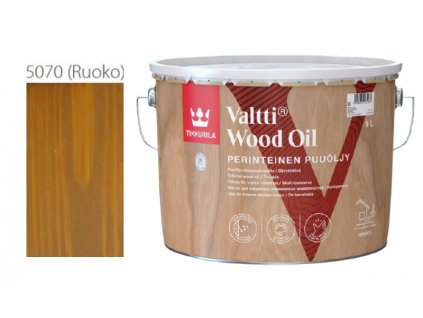 Tikkurila Valtti Wood Oil - PUUÖLJY - 9L - 5070 - rustikální dub - Ruoko  + dárek v hodnotě až 200Kč k objednávce