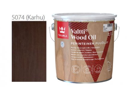 Tikkurila Valtti Wood Oil - PUUÖLJY - 2,7L - 5074 - Karhu  + dárek dle vlastního výběru k objednávce