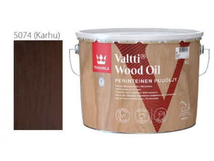 Tikkurila Valtti Wood Oil - PUUÖLJY - 9L - 5074 - Karhu  + dárek v hodnotě až 200Kč k objednávce