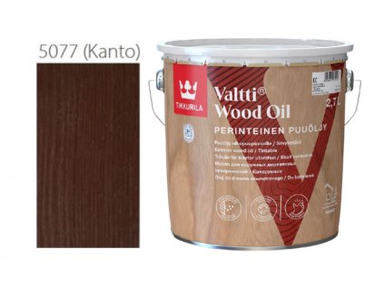 Tikkurila Valtti Wood Oil - PUUÖLJY - 2,7L - 5077 - kaštan - Kanto  + dárek dle vlastního výběru k objednávce
