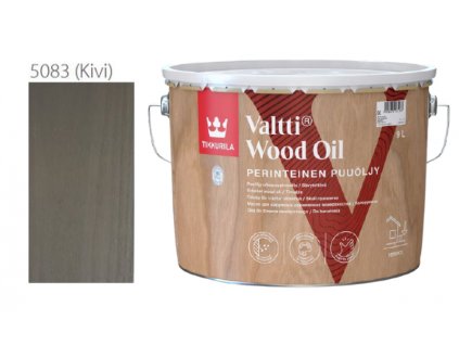 Tikkurila Valtti Wood Oil - PUUÖLJY - 9L - 5083 - Kivi  + dárek v hodnotě až 200Kč k objednávce