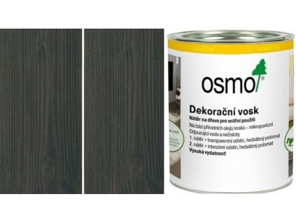 Osmo Dekorační vosk transparentní 0,375L 3118 Šedý granit  + dárek k objednávce nad 1000Kč