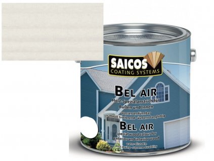 Saicos BelAir vodou ředitelný olejový nátěr - bílá transparetnní -Weiß transparent- 720009; 0,125L  + dárek k objednávce nad 1000Kč