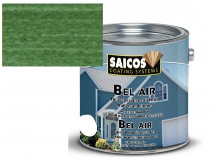 Saicos BelAir vodou ředitelný olejový nátěr - jedlová zeleň transparentní - tannengrün transparent 720060; 0,75L  + dárek k objednávce nad 1000Kč