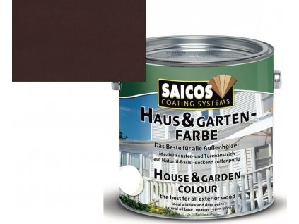 Saicos barva pro dům a zahradu mahagonově hnědá 2838; 0,125L  + dárek k objednávce nad 1000Kč
