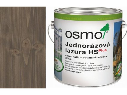 Osmo Jednorázová lazura HS Plus 0,125L 9207 křemenně šedá  + dárek k objednávce nad 1000Kč