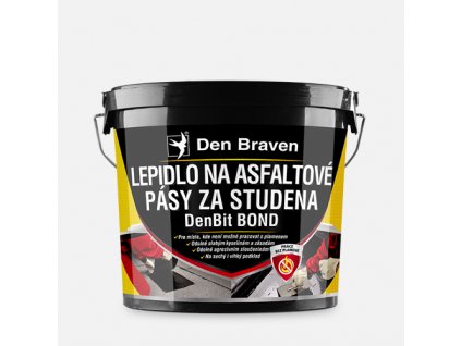 Lepidlo na asfaltové pásy za studena DenBit BOND (Hmotnost tmelu 10 kg)