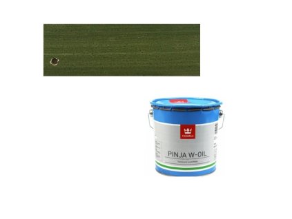 OUTLET - Tikkurila PINJASOL W-OIL - odstín TVT  5066 - jedlově zelená - 2,7L - VODOU ŘEDITELNÝ OLEJ NA DŘEVĚNÉ POVRCHY V INTERIÉRU I EXTERIÉRU