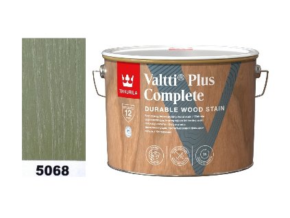 Tikkurila VALTTI PLUS COMPLETE - 9L - 5068 - solná zelená - Nare  + dárek v hodnotě až 200Kč k objednávce
