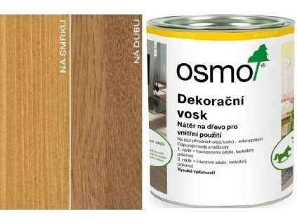 OUTLET - Osmo Dekorační vosk transparentní 0,75L 3164 Dub