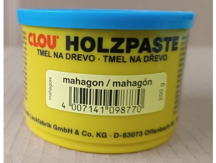 PO EXPIRACI - CLOU Holzpaste (Vodou ředitelný tmel na dřevo) 250g, MAHAGON