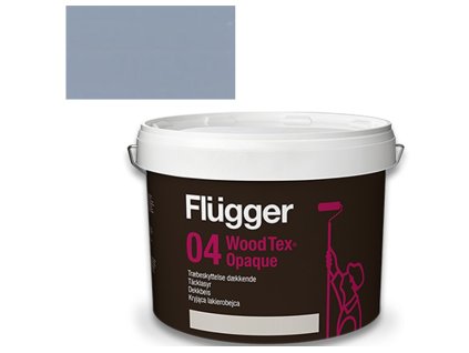 PO EXPIRACI - Flügger Wood Tex Aqua 04 Opaque (dříve 98 Aqua) - lazurovací lak - 0,75L odstín RAL 7001