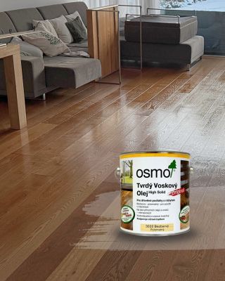 Proměna, která mluví za vše. ✨ Podlaha po renovaci s Osmo tvrdým voskovým olejem získala nový vzhled i ochranu. Přirozená...