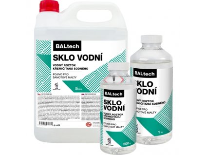 BALTECH vodní sklo, pro namíchání šamotové lepící malty 0,5L