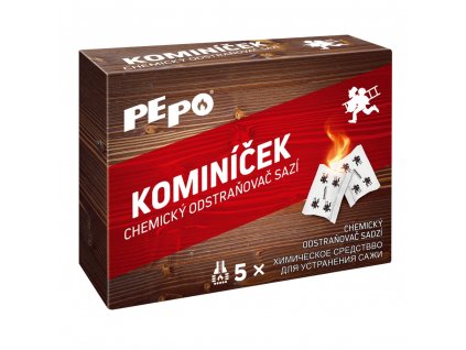 PE-PO Kominíček chemický odstraňovač sazí, 5× 14 g