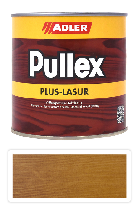 ADLER Pullex Plus Lasur - tenkovrstvá lazura Odstín: Dub / Eiche, Velikost balení: 0,75L
