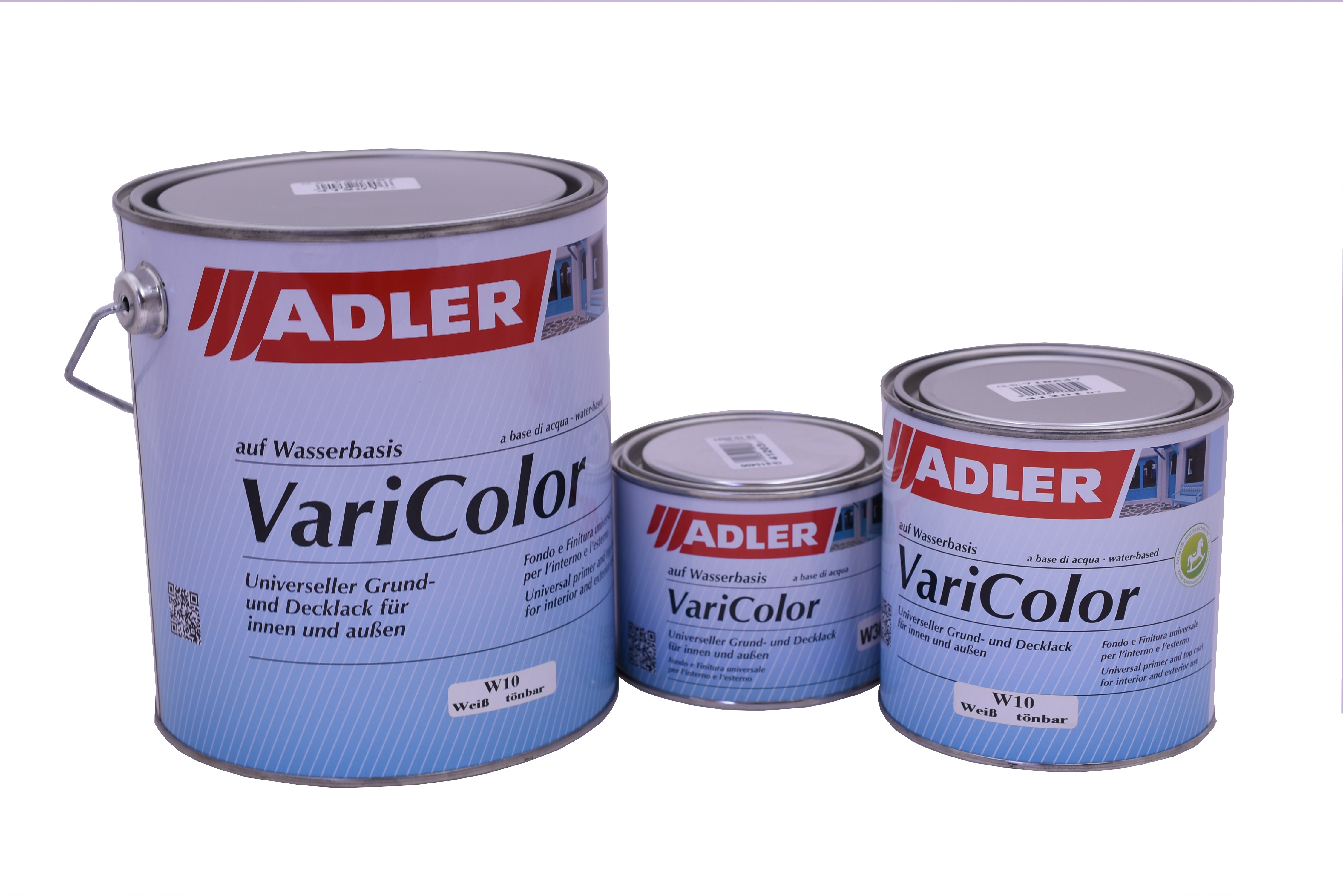 ADLER Varicolor - vodouředitelná krycí barva Velikost balení: 0,375L, Odstín RAL: RAL 9016 - bílá dopravní