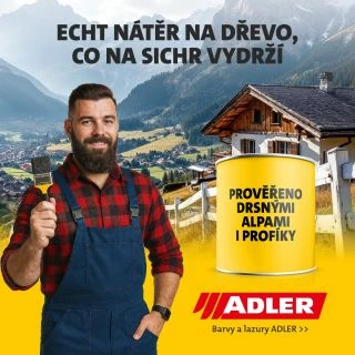 🎨 Hledáte spolehlivý nátěr na dřevo do exteriéru? Vyzkoušejte ADLER Pullex Color – vysoce krycí lazuru, která dřevo nejen...