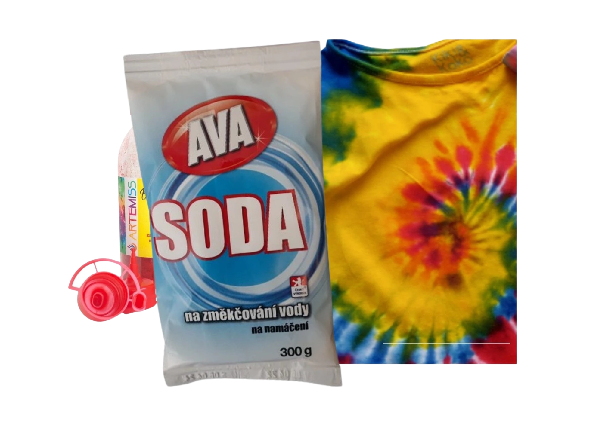 Můžu použít jedlou sodu na batikování?