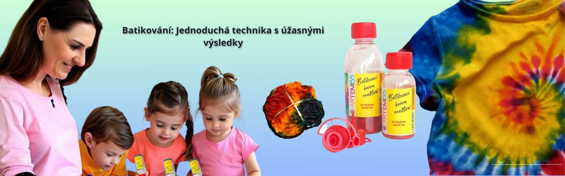 Batikování - jednoduchá technika s úžasnými výsledky!