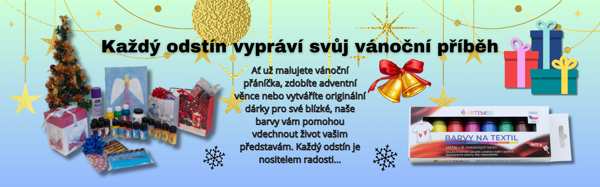 Veselé Vánoce přejí barvyartemiss.cz