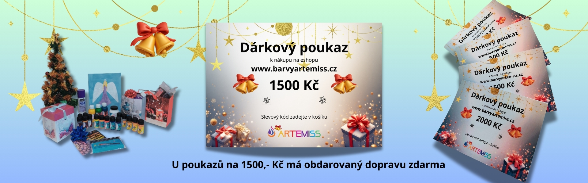 Vánoční dárkové poukazy