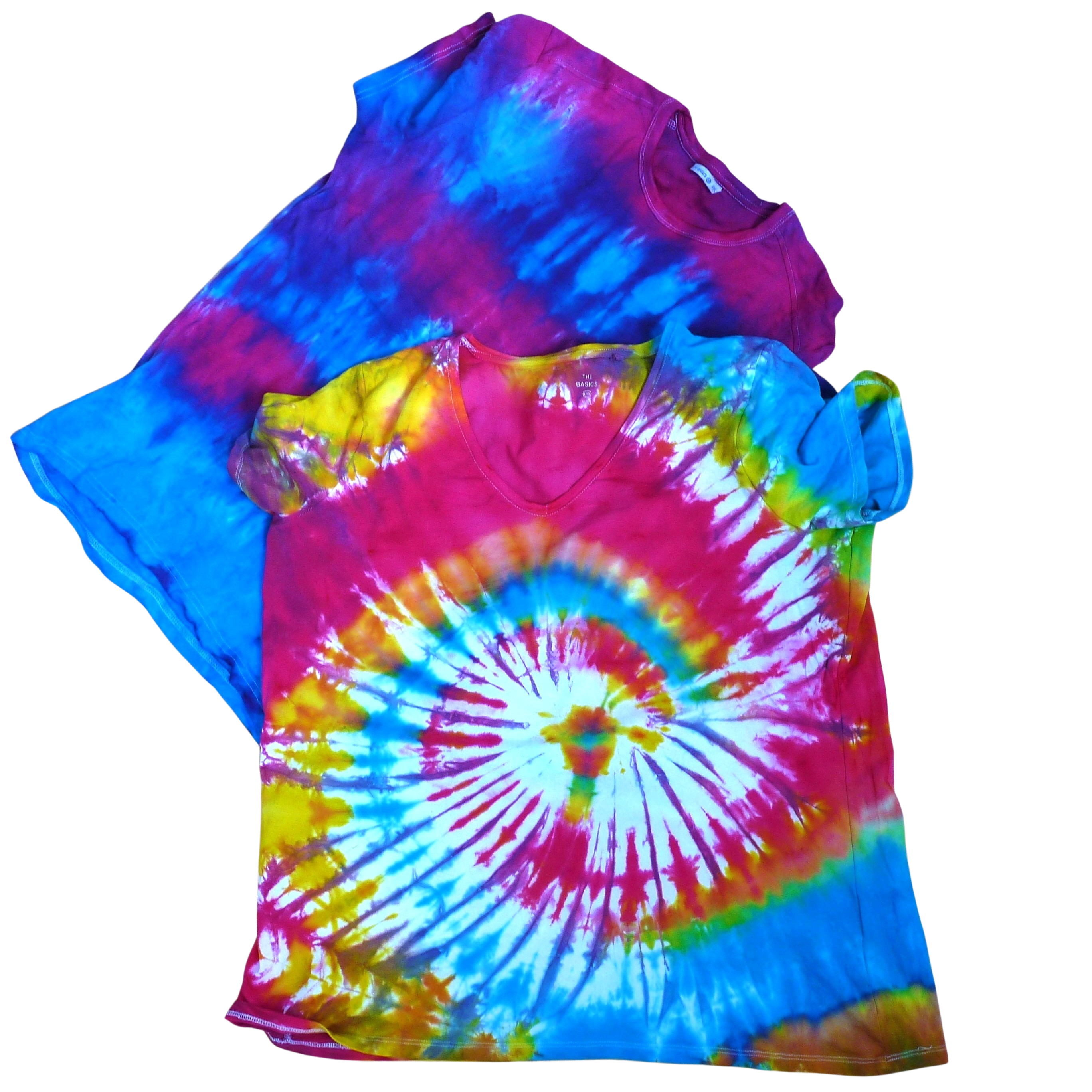 hotové batikované tričko