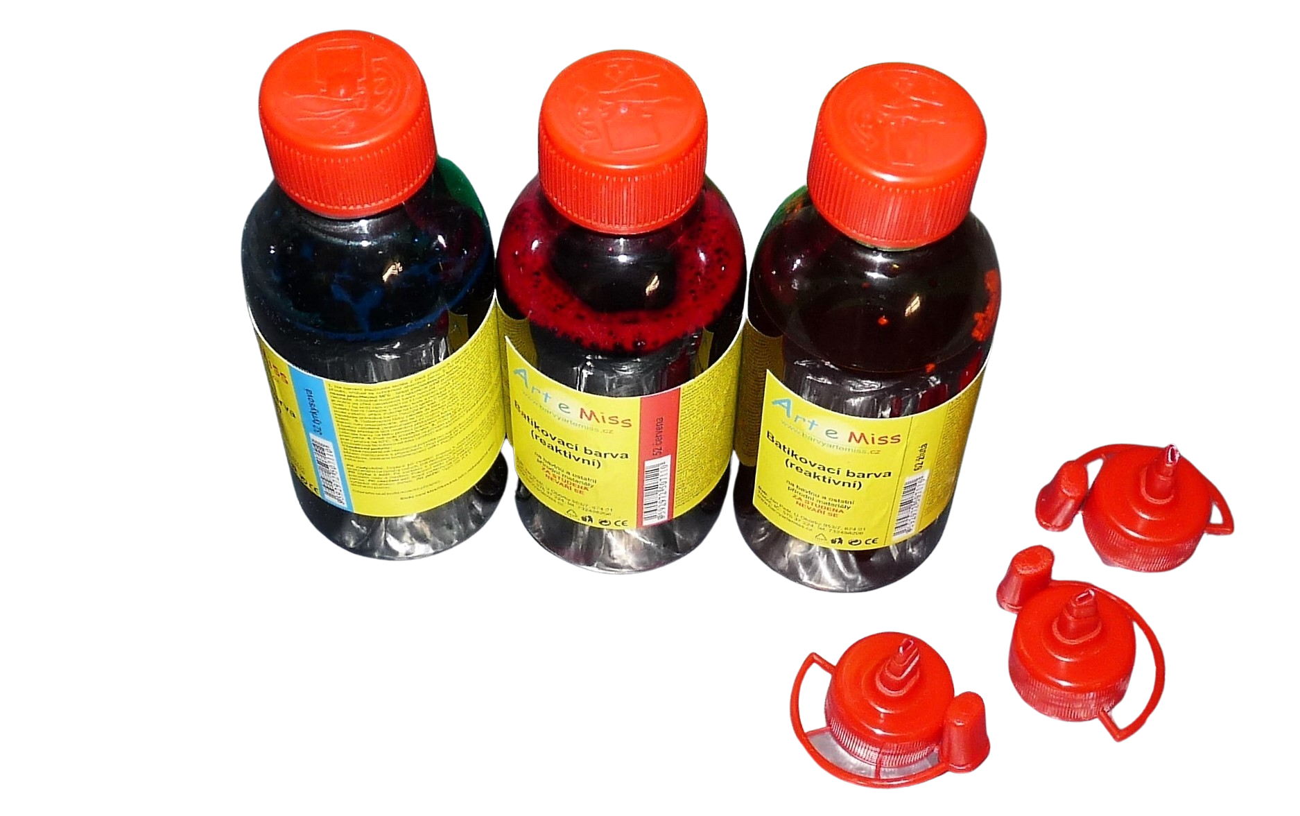 príprava batikovacej farby