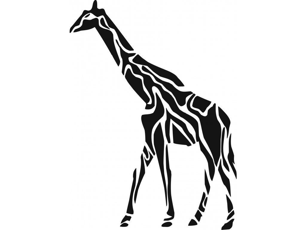 Žirafa - plastová šablona 294