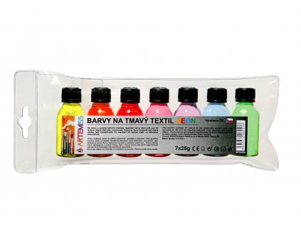 Barvy na tmavý textil neon