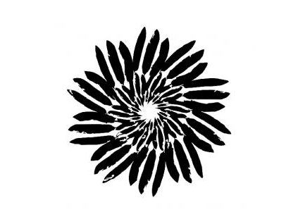 Mandala - plastová šablona 202 (29x29cm)