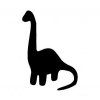 Brontosaurus - plastová šablona 098