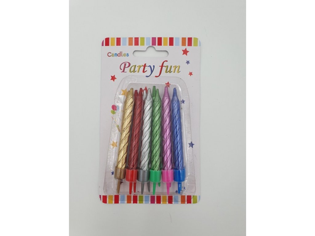 1326100 dortove svicky color metalic 12ks