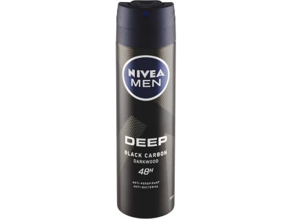 nivea men antiperspirant sprej deep black carbon
