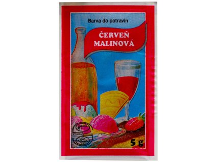 Barva potravinářská prášková červeň malinová 5g