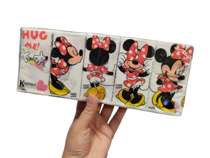 Kapesníky s potiskem Mickey 3 vrstvé 10ks