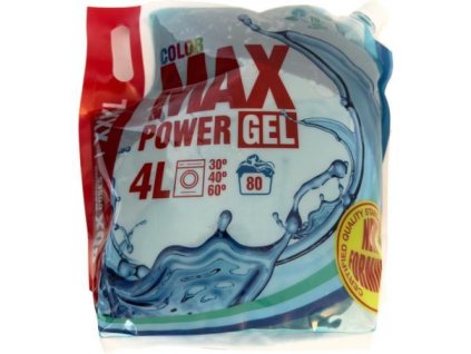 Max Power prací gel Color náplň 4L